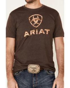 Ariat Men's Liberty USA Digi Camo Logo Short Sleeve T-ShirtÂ
