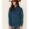 Ariat Women's Eurasian R.E.A.L Arm Logo Graphic Hoodie 2 Ariat Women's Eurasian R.E.A.L Arm Logo Graphic Hoodie -Ariat 2000341891 410 P1