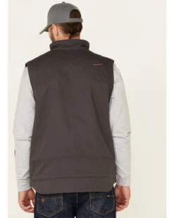 Ariat Men's Rebar Gray Washed Duracanvas Insulated Zip-Front Work Vest 9 Ariat Men's Rebar Gray Washed Duracanvas Insulated Zip-Front Work Vest -Ariat 2000343529 020 P4