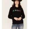 Ariat Women's Black R.E.A.L Mexico Embroidered Logo Pullover Hoodie 2 Ariat Women's Black R.E.A.L Mexico Embroidered Logo Pullover Hoodie -Ariat 2000347974 001 P1