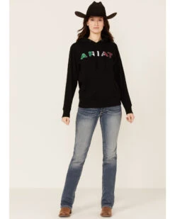 Ariat Women's Black R.E.A.L Mexico Embroidered Logo Pullover Hoodie 9 Ariat Women's Black R.E.A.L Mexico Embroidered Logo Pullover Hoodie -Ariat 2000347974 001 P4