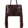 Ariat Women's Victoria Tooled Leather Fringe Concealed Carry Tote Bag 1 Ariat Women's Victoria Tooled Leather Fringe Concealed Carry Tote Bag -Ariat 2000349478 200 P1