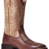 Ariat Men's Smooth Quill Ostrich Night Life Ultra Exotic Western Boot - Broad Square Toe  -Ariat 2000356436 200 P1
