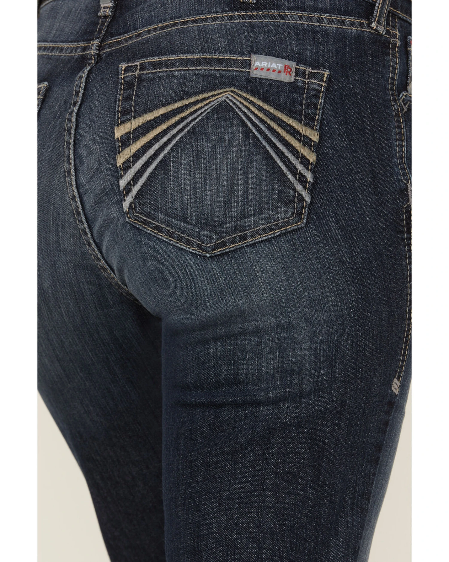 Ariat Women's FR Avelynn Medium Wash DuraLight Stretch Slim Work Jeans 6 Ariat Women's FR Avelynn Medium Wash DuraLight Stretch Slim Work Jeans - Image 4