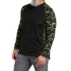 Ariat Men's Black & Lime Camo FR Stretch Long Sleeve Baseball Work T-Shirt 2 Ariat Men's Black & Lime Camo FR Stretch Long Sleeve Baseball Work T-Shirt -Ariat 2000356521 001 P1