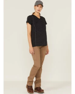 Ariat Women's Rebar Field Khaki DuraStretch Made Tough Straight Leg Work PantsÂ