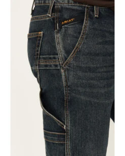 Ariat Men's Rebar M7 McCoy Dark Wash Durastretch Slim Straight Work Jeans 5 Ariat Men's Rebar M7 McCoy Dark Wash Durastretch Slim Straight Work Jeans -Ariat 2000356578 400 P2