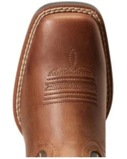 Ariat Boys' Amos Leather Western Boot - Broad Square Toe 10 Ariat Boys' Amos Leather Western Boot - Broad Square Toe -Ariat 2000357339 200 P4