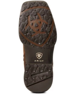 Ariat Boys' Anthem Patriot Easy Fit Distressed Brown Full-Grain Western Boot - Square Toe  -Ariat 2000357345 200 P5