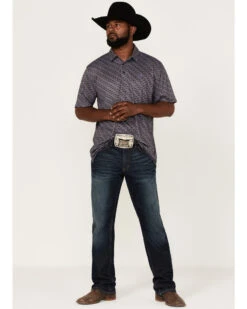 Ariat Men's Nine Iron Geo Print Polo Shirt  -Ariat 2000363104 001 P2