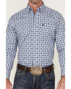 Ariat Men's Concrete Stretch Southwestern Geo Print Long Sleeve Button Down Western Shirt  -Ariat 2000363142 400 P3
