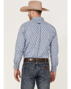 Ariat Men's Concrete Stretch Southwestern Geo Print Long Sleeve Button Down Western Shirt  -Ariat 2000363142 400 P4