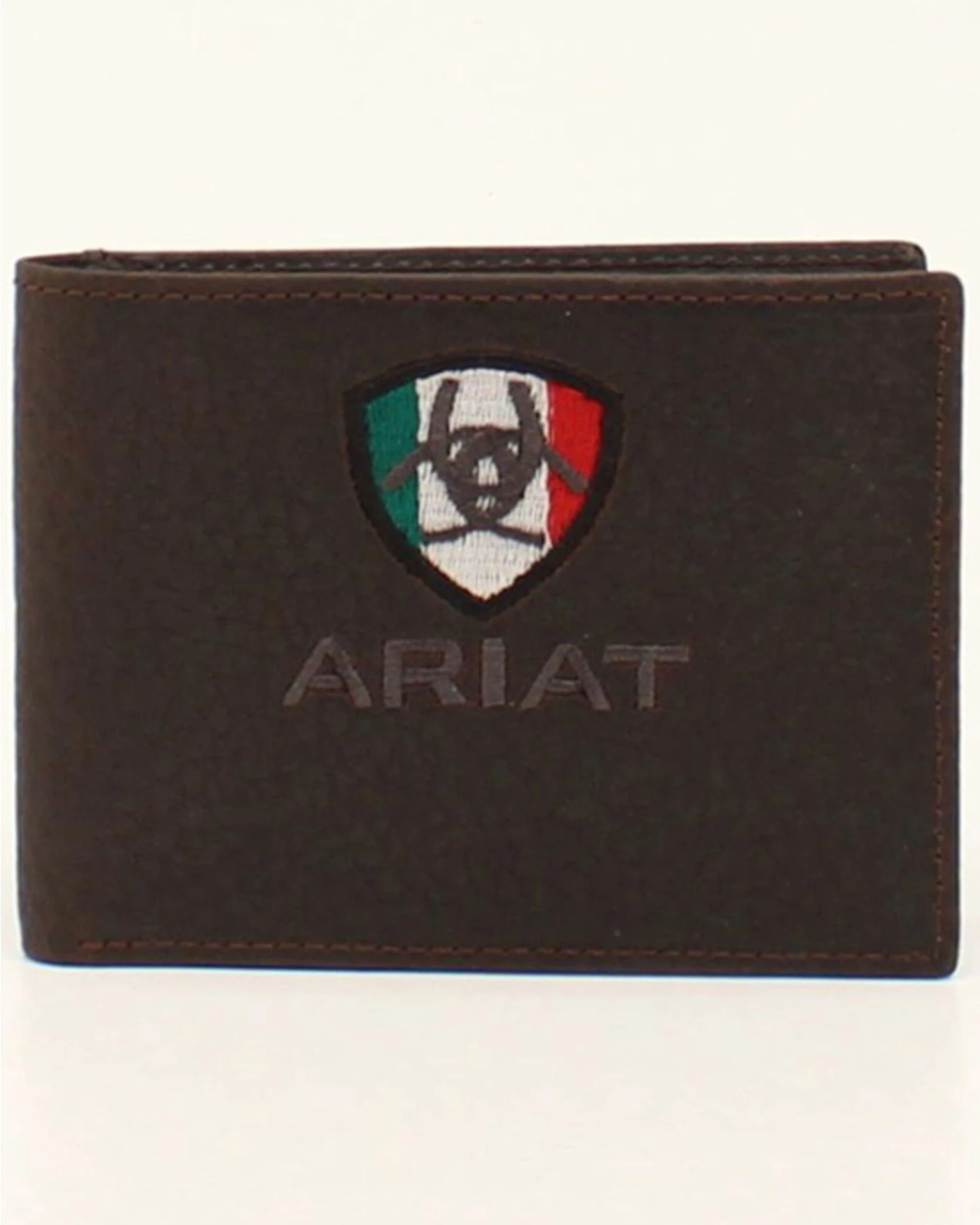 Ariat Men's Mexican Flag Bifold Wallet 3 Ariat Men's Mexican Flag Bifold Wallet