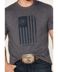 Ariat Men's Faded Flag Graphic T-Shirt 8 Ariat Men's Faded Flag Graphic T-Shirt -Ariat 2000371561 410 P3