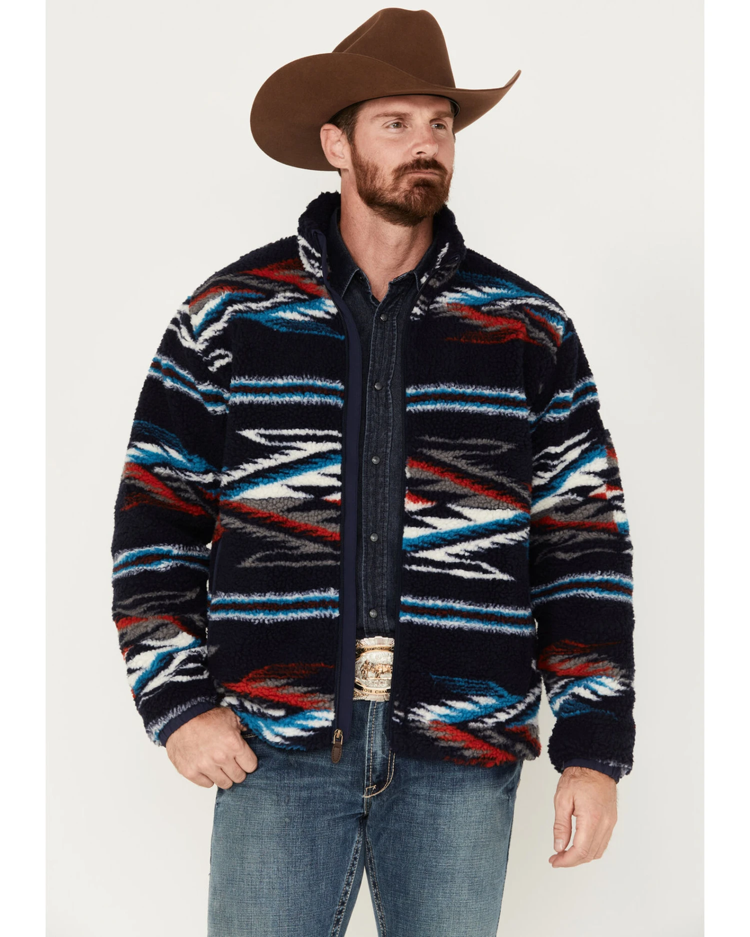 Ariat Men's Fleece Chimayo Jacket 3 Ariat Men's Fleece Chimayo Jacket