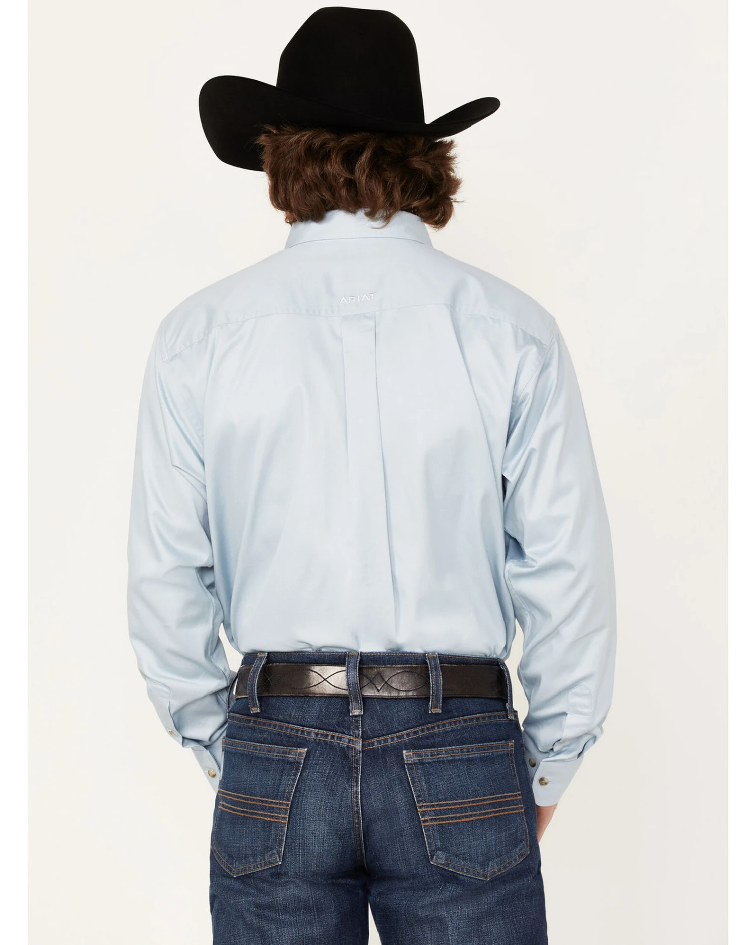 Ariat Men's Solid Twill Button Down Western Shirt 6 Ariat Men's Solid Twill Button Down Western Shirt - Image 4