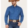 Ariat Men's Benedict Geo Print Button Down Western Shirt  -Ariat 2000371730 401 P1