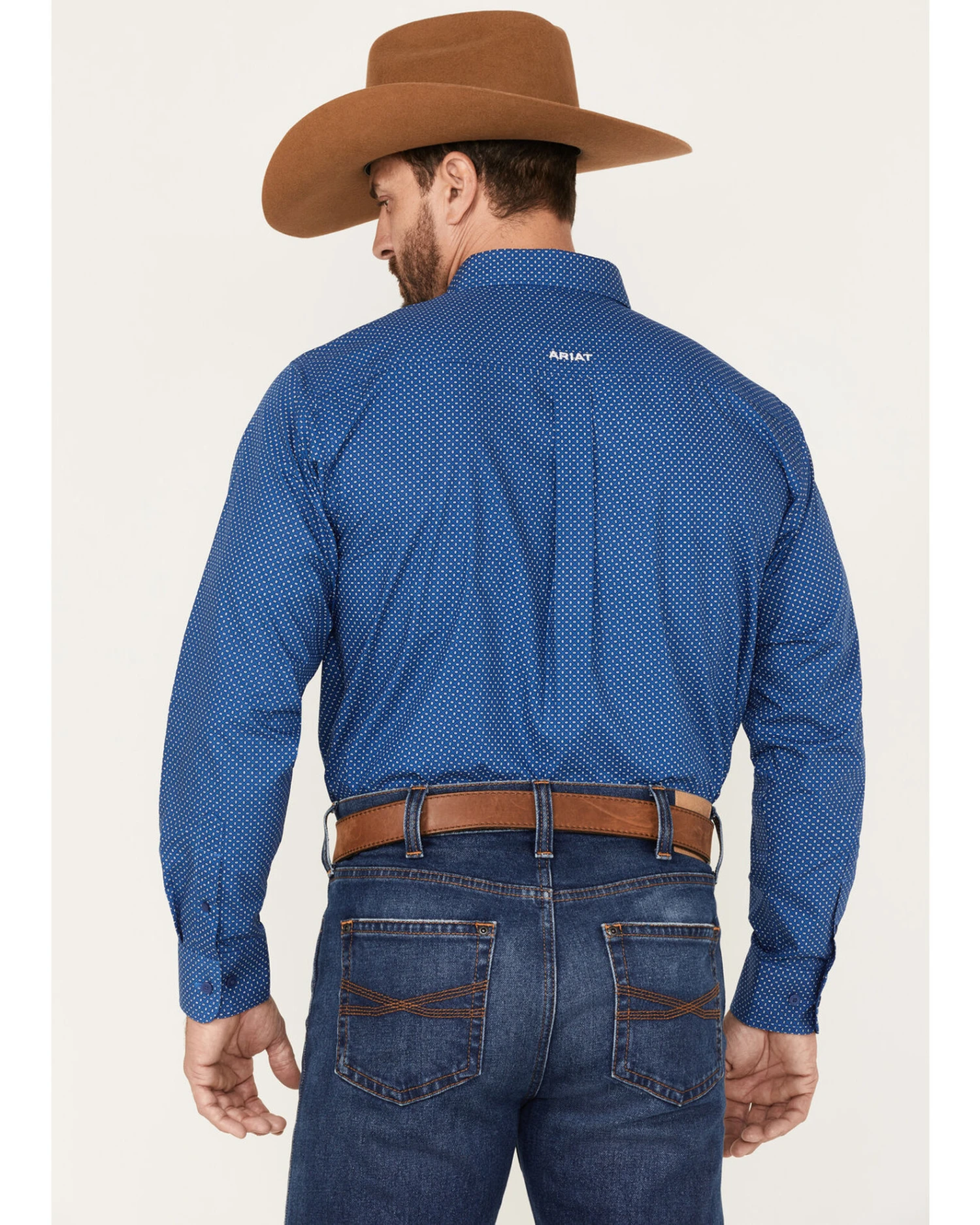 Ariat Men's Benedict Geo Print Button Down Western Shirt 6 Ariat Men's Benedict Geo Print Button Down Western Shirt - Image 4