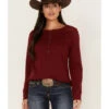 Ariat Women's R.E.A.L Henley Long Sleeve Shirt 2 Ariat Women's R.E.A.L Henley Long Sleeve Shirt -Ariat 2000371963 600 P1