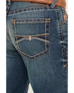Ariat Men's M4 Cayman Ramos Medium Wash Relaxed Boot Stretch Denim Jeans -Ariat 2000371981 400 P4