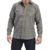 Ariat Men's FR Landry Retro Plaid Print Long Sleeve Snap Work Shirt 2 Ariat Men's FR Landry Retro Plaid Print Long Sleeve Snap Work Shirt -Ariat 2000372070 300 P1