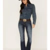 Ariat Women's R.E.A.L. Vicky Medium Wash Mid Rise Embroidered Bootcut Jeans 1 Ariat Women's R.E.A.L. Vicky Medium Wash Mid Rise Embroidered Bootcut Jeans -Ariat 2000372215 400 P1