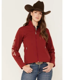 Ariat Women's Embroidered Logo Aparejo Team Softshell Jacket
