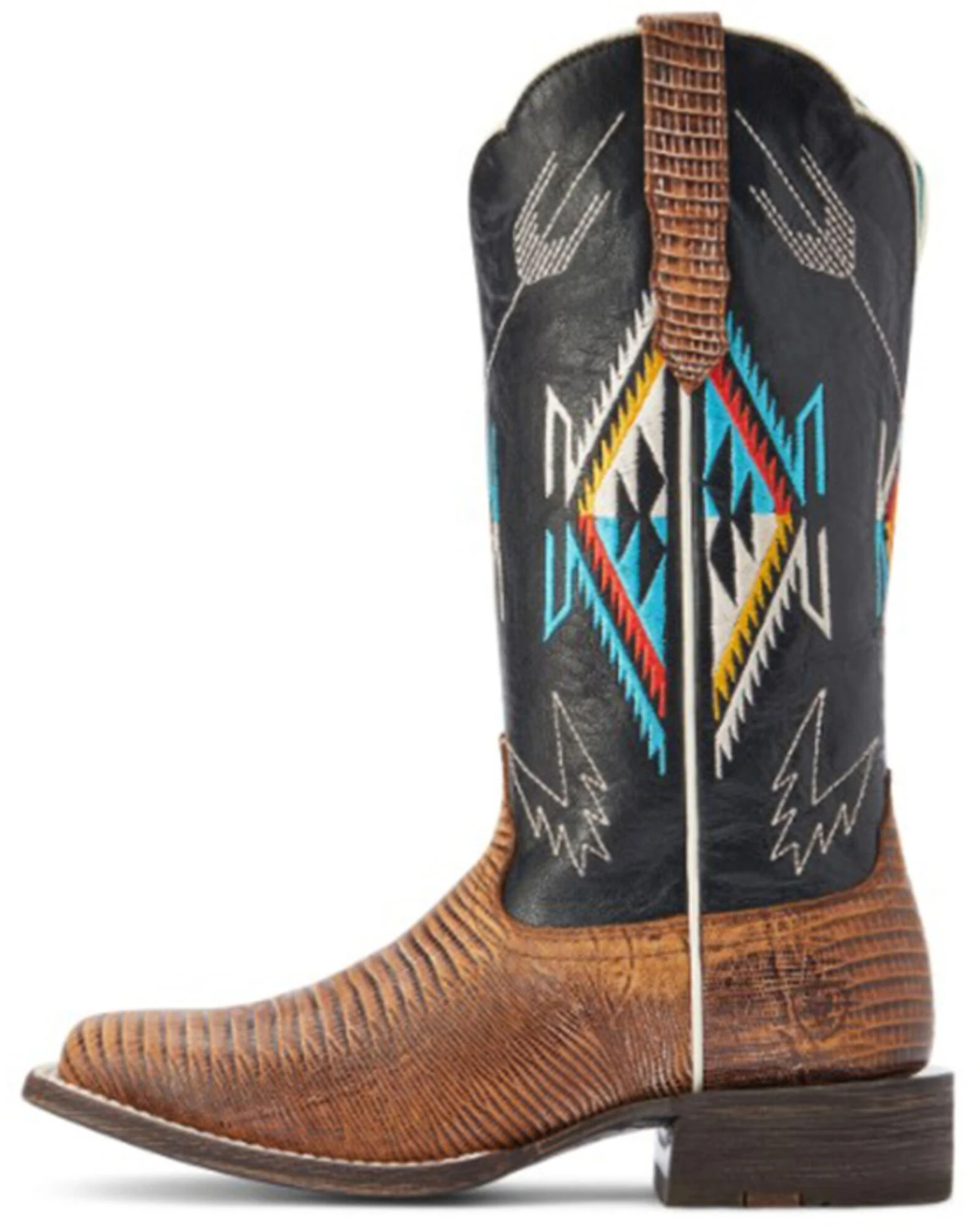 Ariat Women's Frontier Chimayo Ancient Southwestern Embroidered Western Boots - Broad Square Toe 4 Ariat Women's Frontier Chimayo Ancient Southwestern Embroidered Western Boots - Broad Square Toe - Image 2
