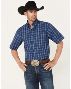 Ariat Men's Naveen Plaid Print Pro Button Down Western ShirtÂ