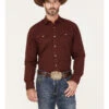 Ariat Men's Jurlington Retro Fit Solid Long Sleeve Pearl Snap Western Shirt -Ariat 2000372916 240 P1