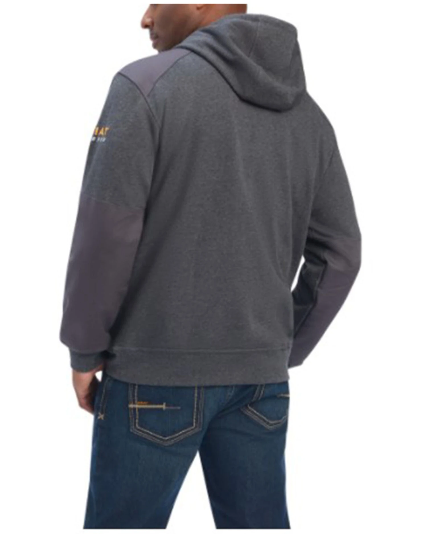 Ariat Men's Rebar Workman DuraCanvas Hooded Work Sweatshirt 4 Ariat Men's Rebar Workman DuraCanvas Hooded Work Sweatshirt - Image 2