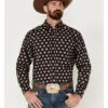 Ariat Men's Kasey Geometric Southwestern Print Long Sleeve Button-Down Western Shirt -Ariat 2000377041 001 P1