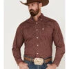 Ariat Men's Kenny Print Long Sleeve Button Down Stretch Western Shirt  -Ariat 2000377043 600 P1