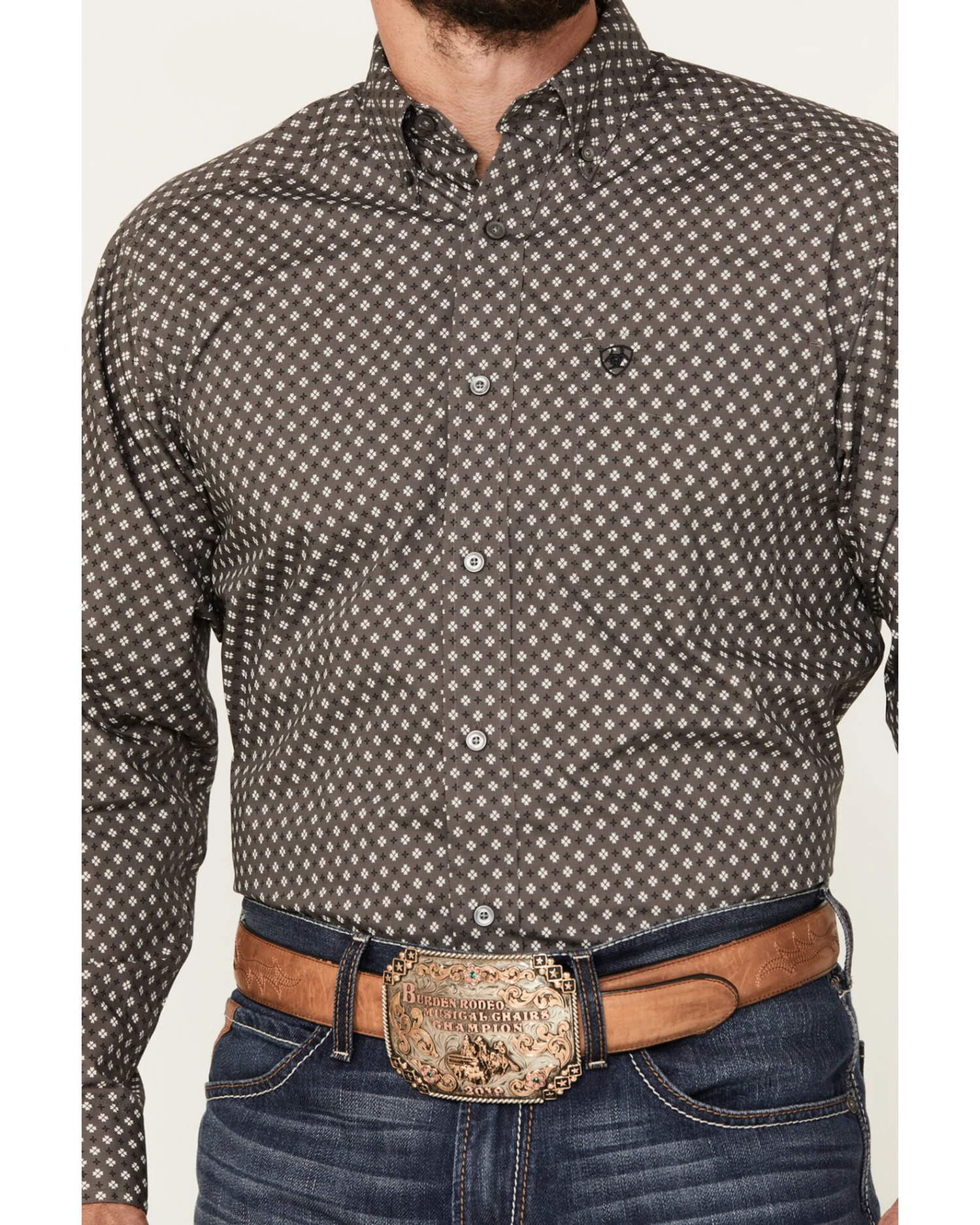 Ariat Men's Winston Classic Fit Long Sleeve Button-Down Western Shirt 5 Ariat Men's Winston Classic Fit Long Sleeve Button-Down Western Shirt - Image 3