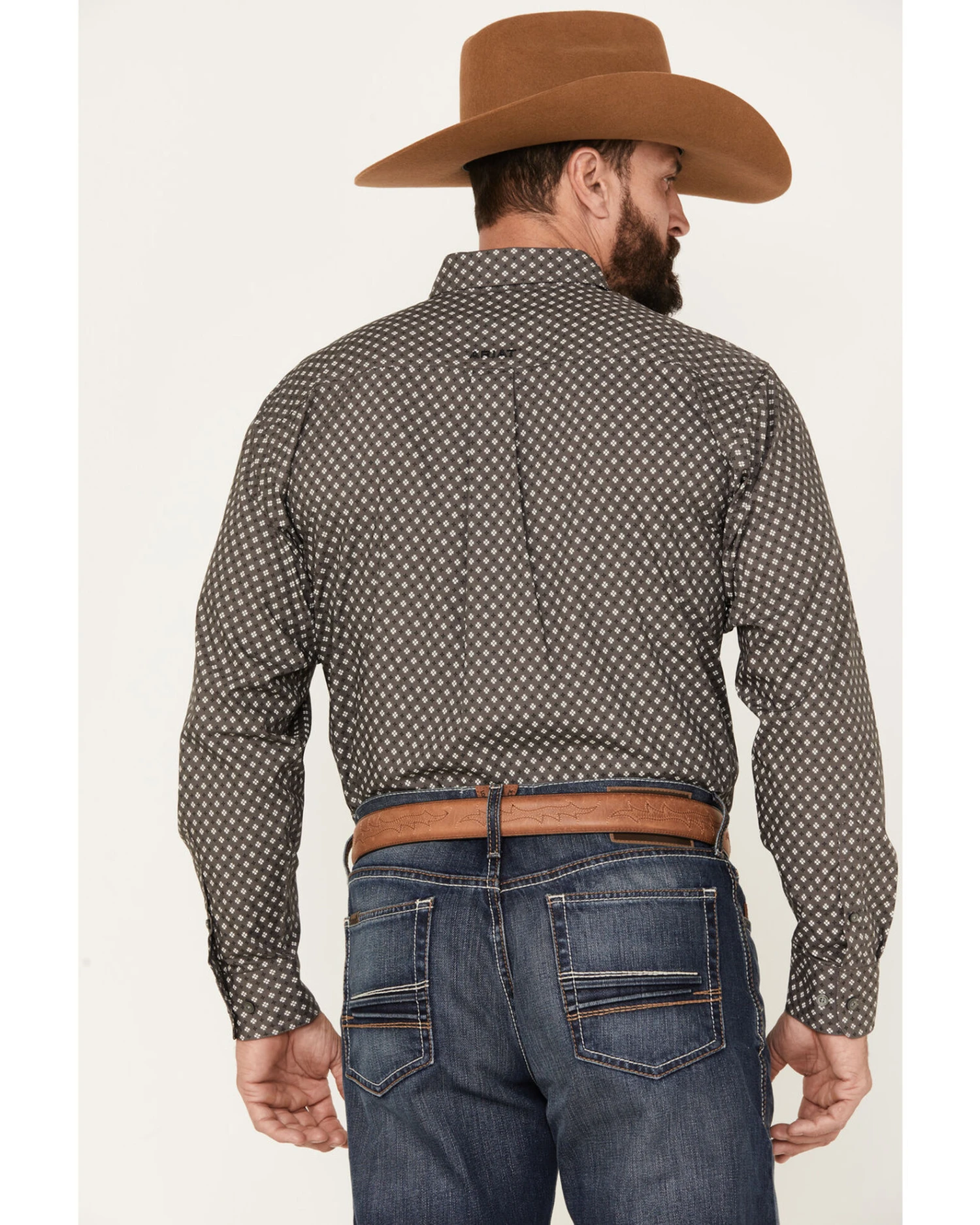Ariat Men's Winston Classic Fit Long Sleeve Button-Down Western Shirt 6 Ariat Men's Winston Classic Fit Long Sleeve Button-Down Western Shirt - Image 4