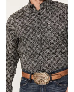 Ariat Men's Wyatt Stretch Classic Fit Long Sleeve Button-Down Western Shirt 8 Ariat Men's Wyatt Stretch Classic Fit Long Sleeve Button-Down Western Shirt -Ariat 2000377078 022 P3