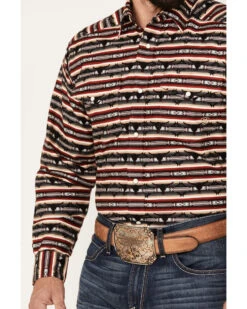 Ariat Men's Winford Southwestern Print Long Sleeve Pearl Snap Western Shirt -Ariat 2000377087 280 P3