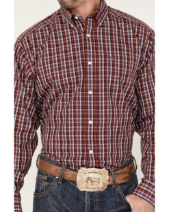 Ariat Men's Wrinkle Free Emilio Classic Fit Long Sleeve Button Down Shirt - Big & Tall -Ariat 2000377106 600 P3