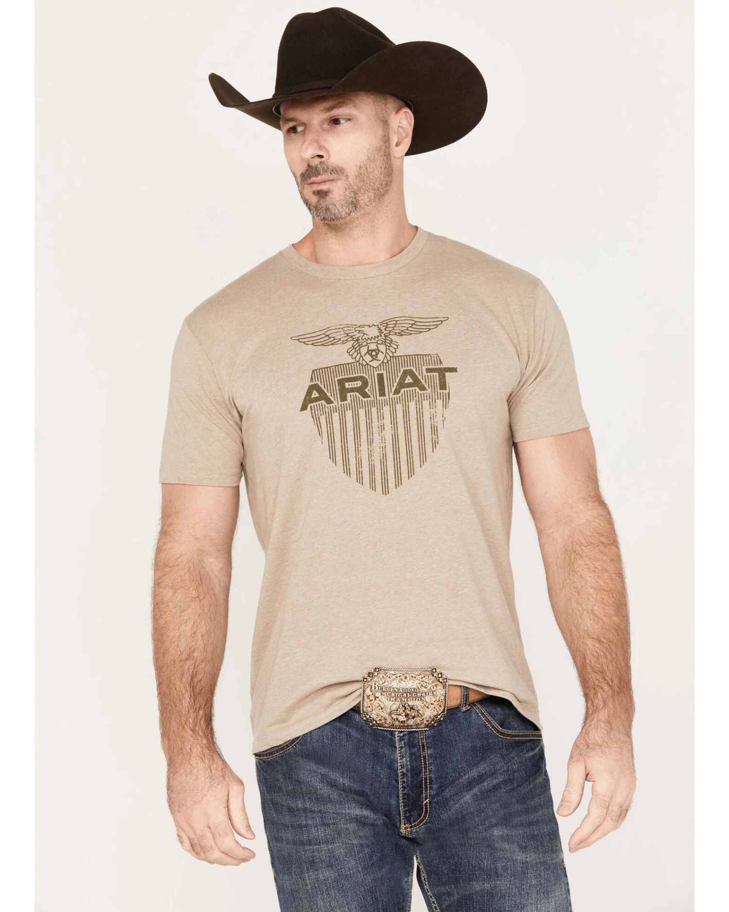 Ariat Men's Diamond Shield Graphic Short Sleeve T-Shirt 3 Ariat Men's Diamond Shield Graphic Short Sleeve T-Shirt