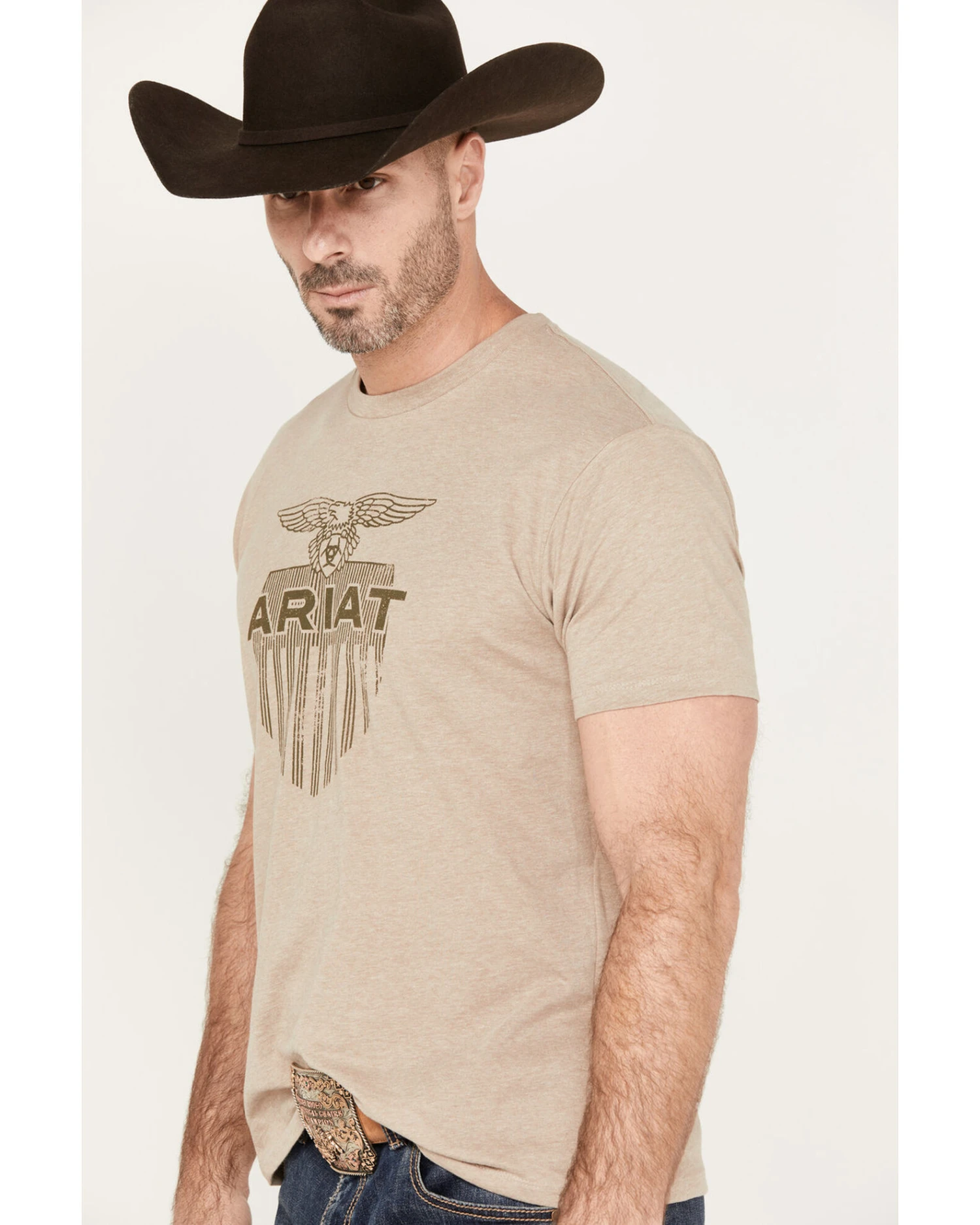Ariat Men's Diamond Shield Graphic Short Sleeve T-Shirt 4 Ariat Men's Diamond Shield Graphic Short Sleeve T-Shirt - Image 2