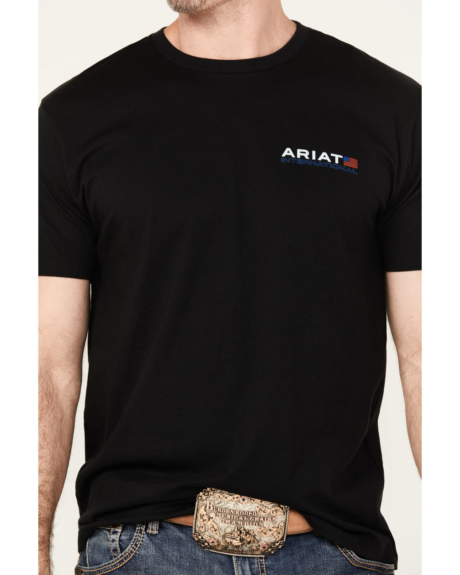 Ariat Men's Horizontal Short Sleeve T-Shirt 4 Ariat Men's Horizontal Short Sleeve T-Shirt - Image 2