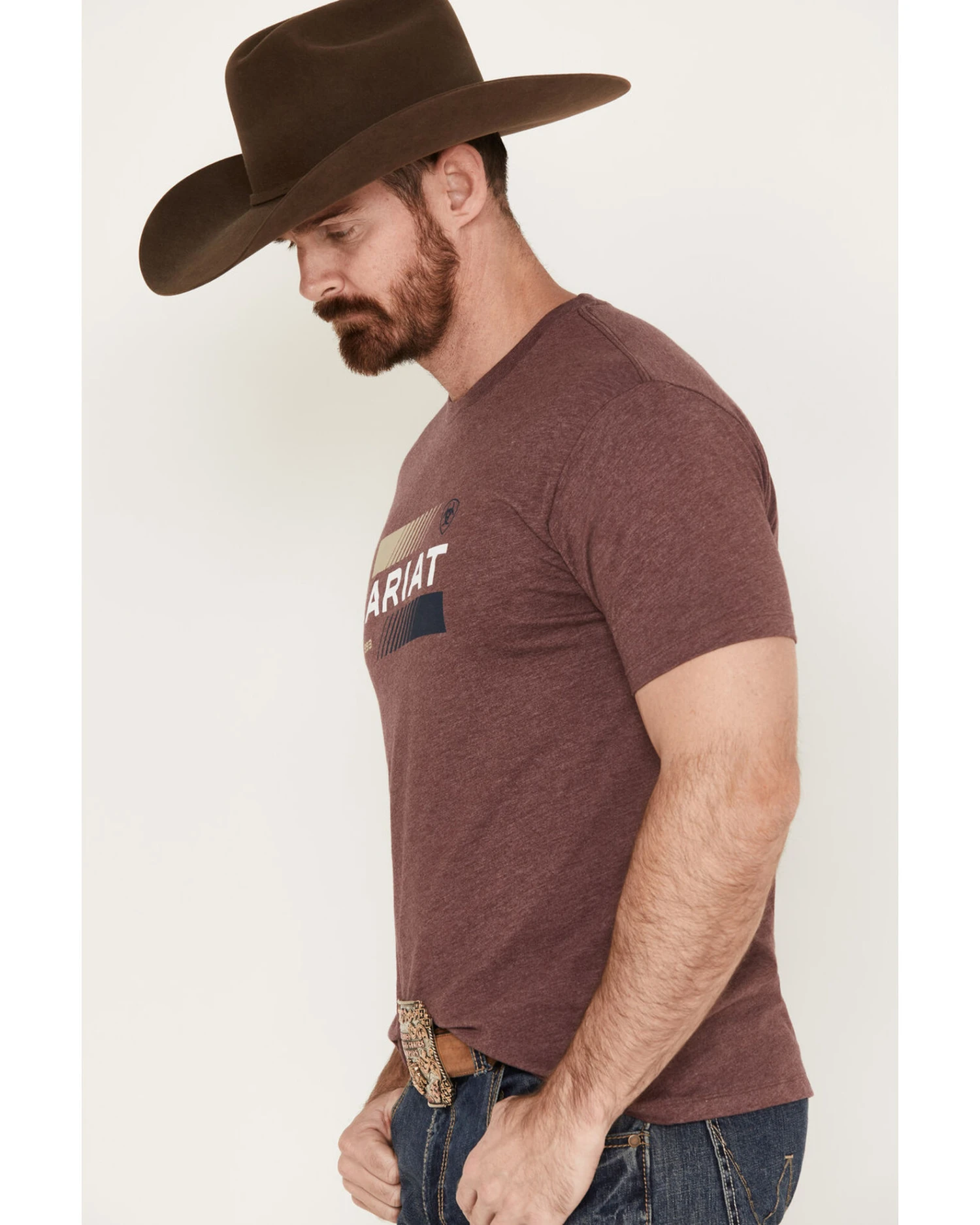 Ariat Men's Octane Stack Short Sleeve Graphic T-Shirt 4 Ariat Men's Octane Stack Short Sleeve Graphic T-Shirt - Image 2