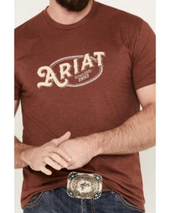 Ariat Men's Rope Oval Short Sleeve Graphic T-Shirt -Ariat 2000377127 220 P3