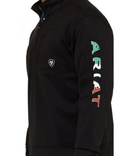 Ariat Men's Team Logo 1/4 Zip Pullover Sweatshirt 8 Ariat Men's Team Logo 1/4 Zip Pullover Sweatshirt -Ariat 2000377496 001 P3