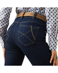 Ariat Women's R.E.A.L. Dark Wash Mid Rise Ella Stretch Straight Jeans 9 Ariat Women's R.E.A.L. Dark Wash Mid Rise Ella Stretch Straight Jeans -Ariat 2000377690 400 P4