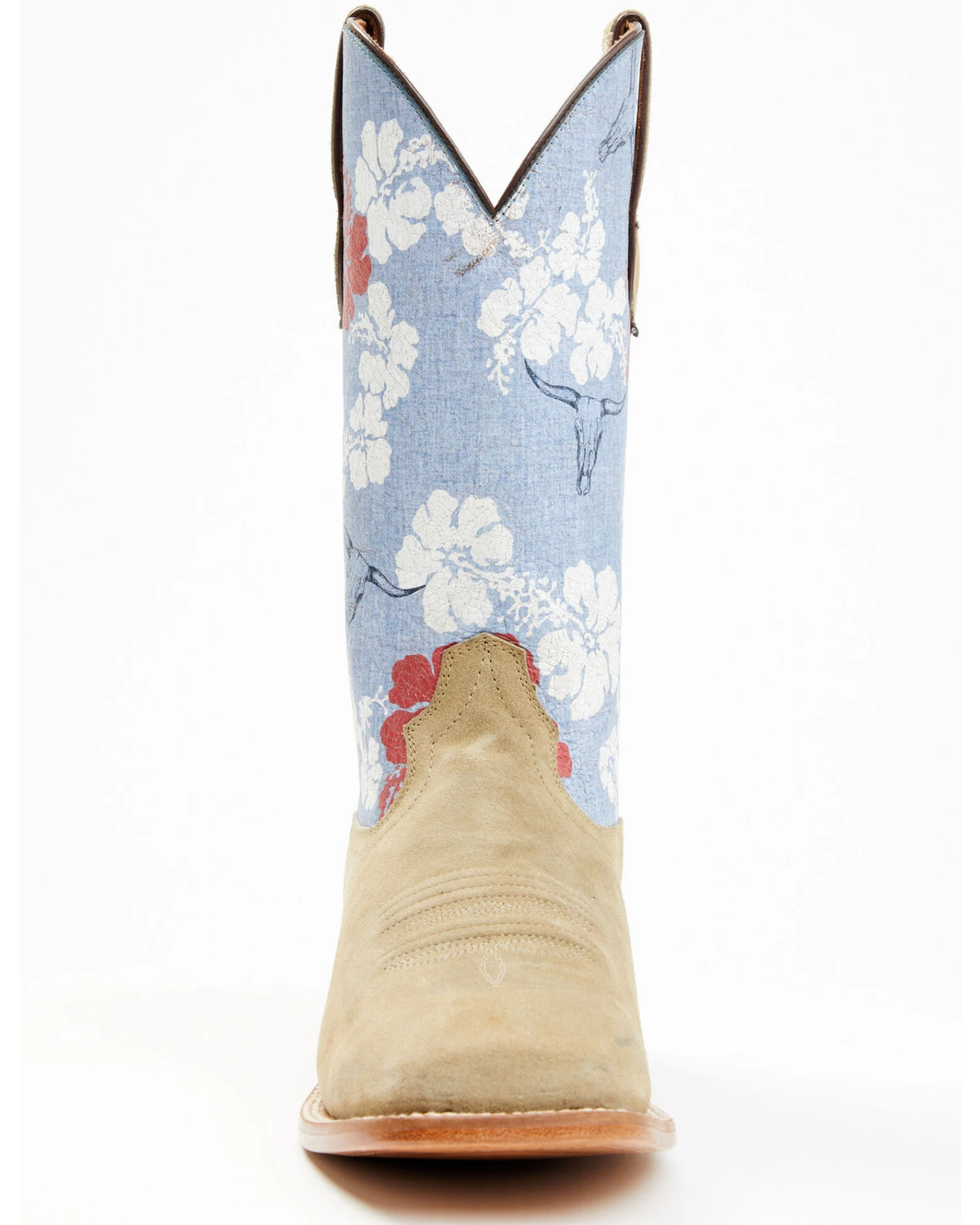 Ariat Men's Frontier Western Aloha Western Boots - Broad Square Toe 6 Ariat Men's Frontier Western Aloha Western Boots - Broad Square Toe - Image 4