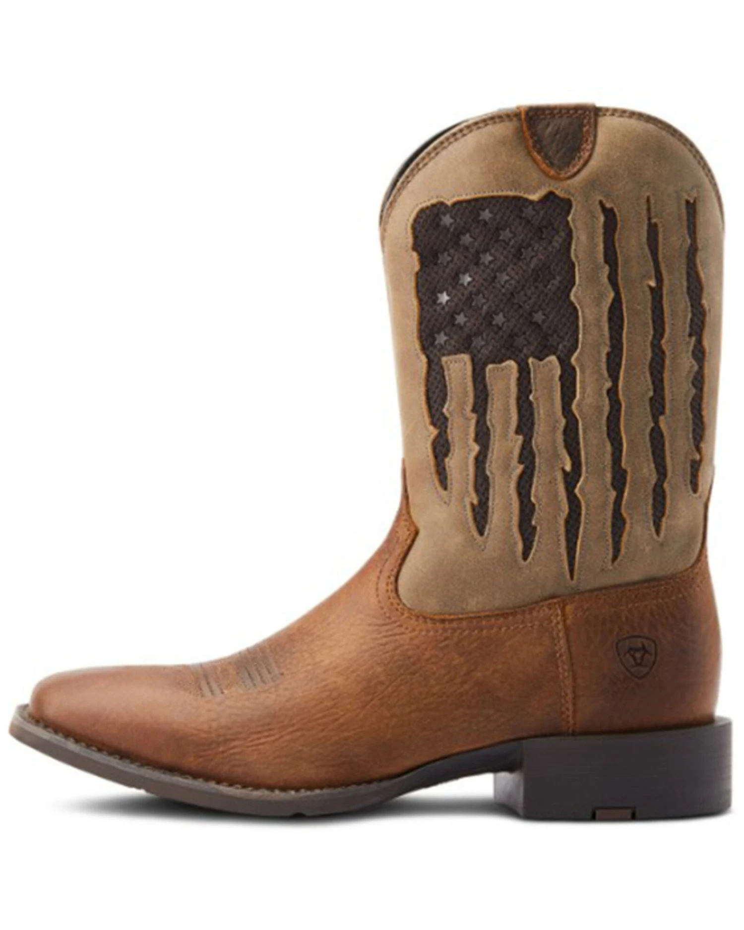 Ariat Men's Sport My Country VentTEK Western Performance Boots - Broad Square Toe 4 Ariat Men's Sport My Country VentTEK Western Performance Boots - Broad Square Toe - Image 2