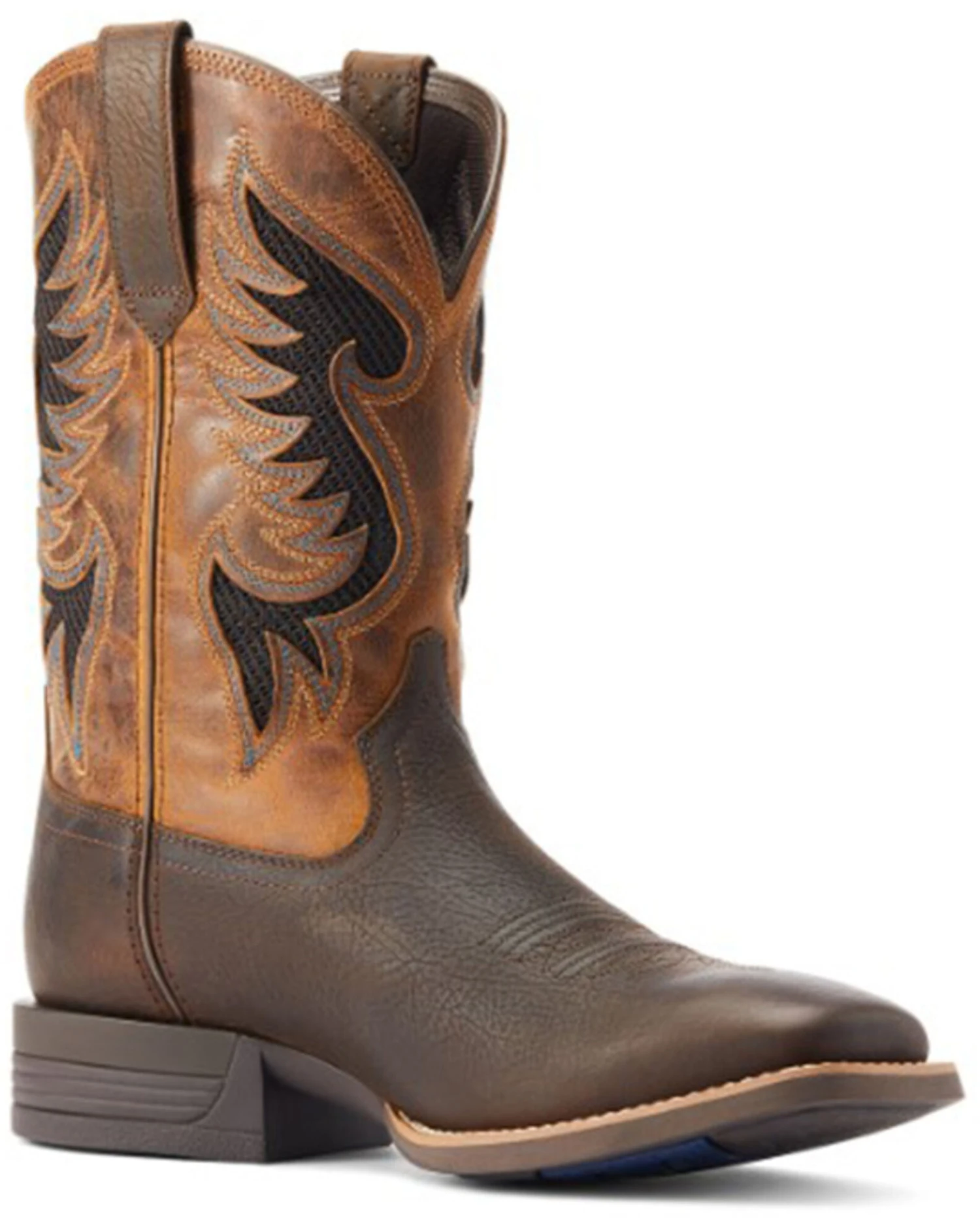 Ariat Men's Cowpuncher VentTEK Western Performance Boots - Broad Square Toe 3 Ariat Men's Cowpuncher VentTEK Western Performance Boots - Broad Square Toe