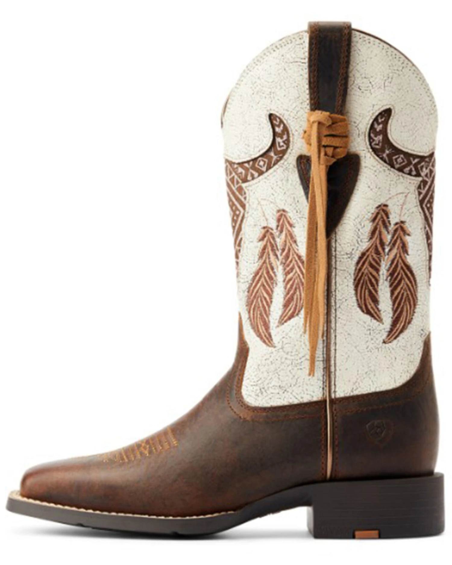 Ariat Women's Round Up StretchFit Western Performance Boots - Broad Square Toe 4 Ariat Women's Round Up StretchFit Western Performance Boots - Broad Square Toe - Image 2