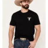 Ariat Men's Steer Skull Skull Flag Short Sleeve T-Shirt 2 Ariat Men's Steer Skull Skull Flag Short Sleeve T-Shirt -Ariat 2000384477 001 P1
